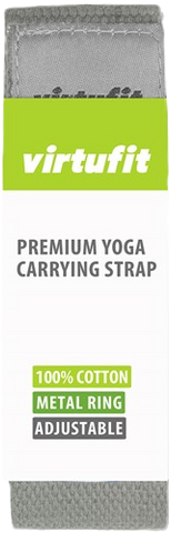 VirtuFit Premium Yogamat Draagriem - Natural Grey