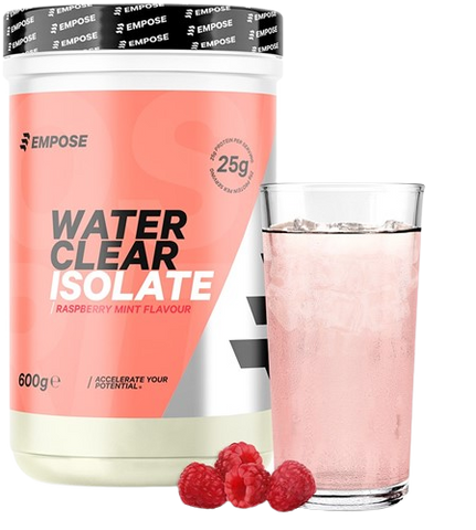 Empose Nutrition Water Clear Isolate - Eiwit Poeder - 600 gr - Raspberry Mint