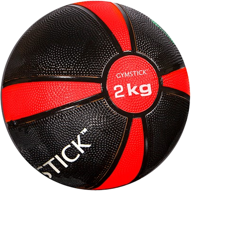 Gymstick Medicijnbal - Met trainingsvideo's - 2 kg